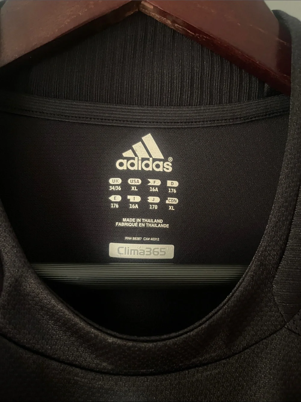 adidas Black D.C. United Soccer Jersey with VW Crest - Picture 2 of 6